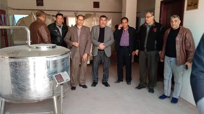 لجنة الزراعة تتابع محصول القمح والفول البلدي بقرية المعصرة بملوي