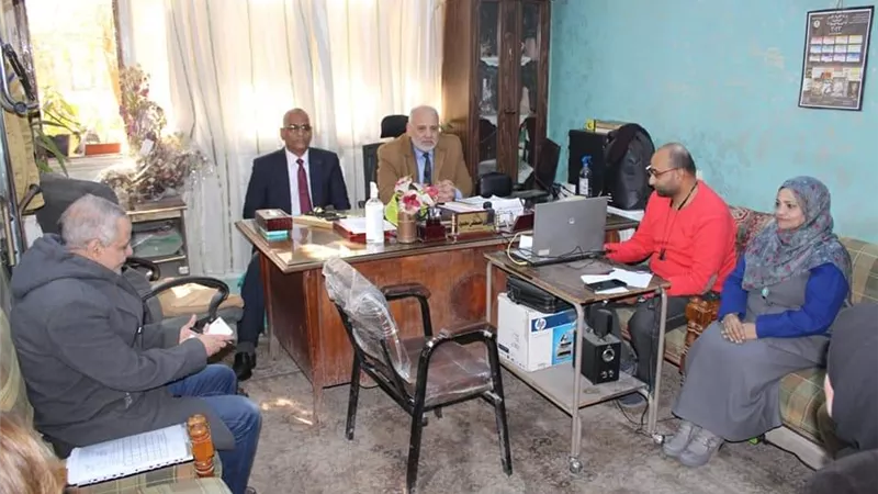 وكيل وزارة التعليم بالمنيا يتابع غرفة عمليات الشهادة الاعدادية