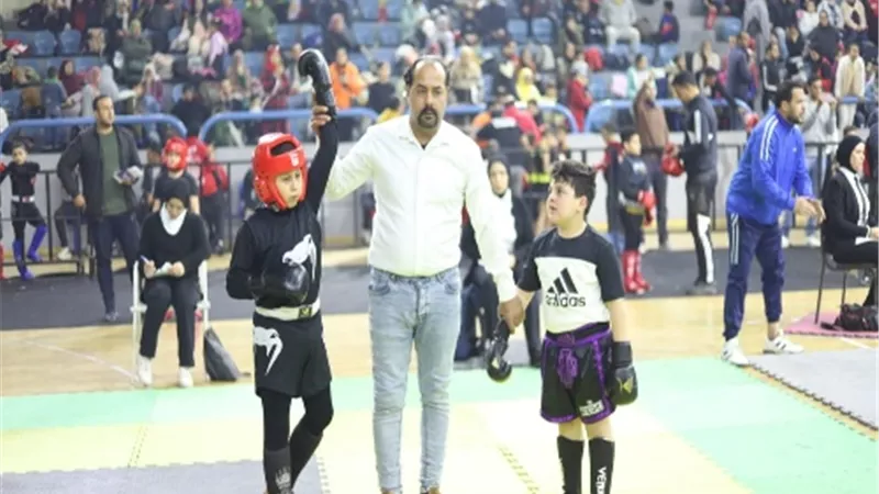 المراكز الأولى لنادي شبين القناطرفي بطولة الجمهوريةللكيك بوكسينج
