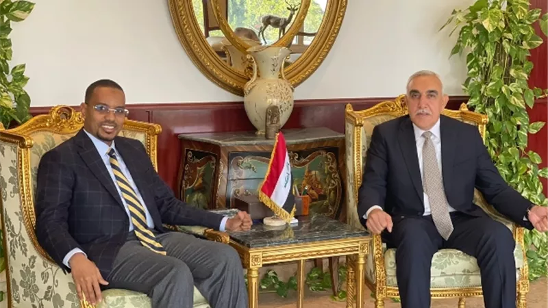 سفير جُمهوريَّة العراق في القاهرة يستقبل سفير جمهورية الصومال