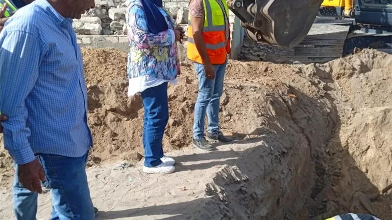 اعادة المياه لاهالى العزازى بقافوس شرقية بعد اصلاحها