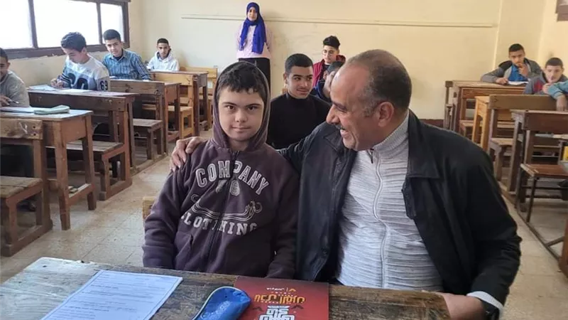 الفولي يتفقد لجنة امتحان مدرسة كفر هورين الإعدادية ببركة السبع