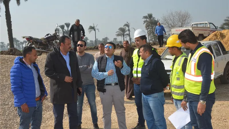 غنيم :- يتفقد مشروعات المرحلة الأولى من مبادرة 