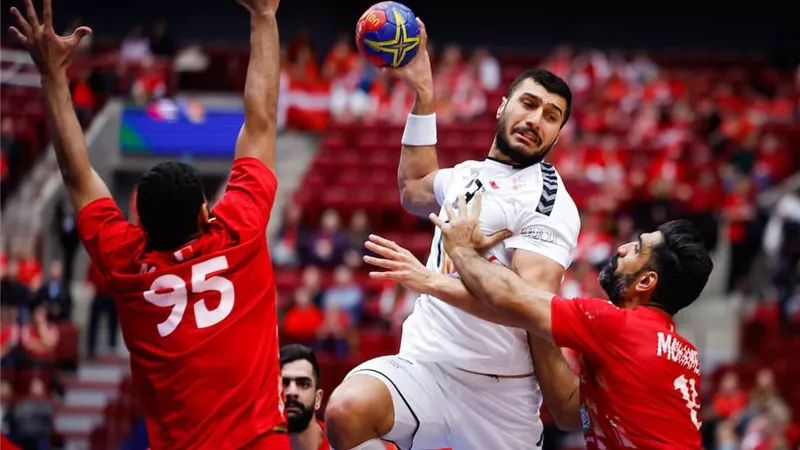 الدنمارك تنهى الشوط الاول بالتقدم 17 - 12 أمام مصر بمونديال اليد