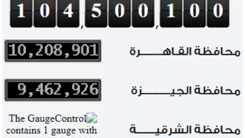 مصر تسجل نصف مليون نسمة زيادة في عدد سكانها خلال 115 يوما