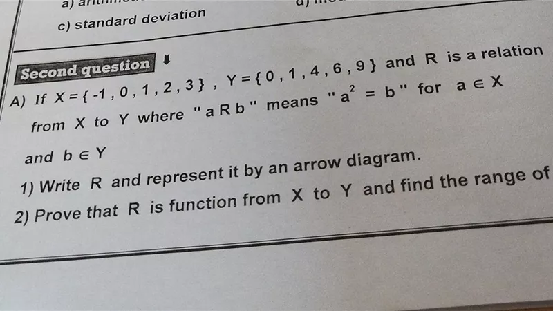 امتحان ال Algebra للشهادة الإعدادية بمحافظة الجيزة 2023