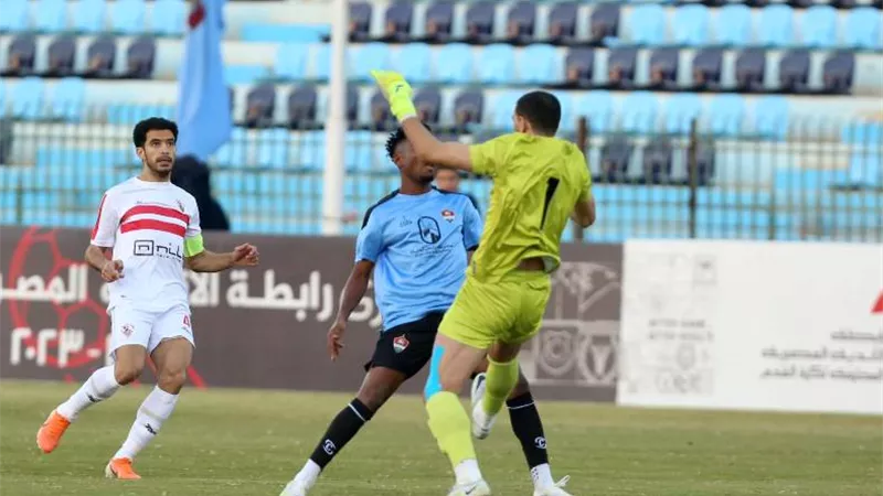 مرور 30 دقيقة.. المحلة يتقدم على الزمالك بهدفين دون رد فى الدورى