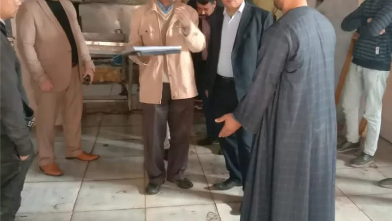 حملات تموينية بمركز مطاى ضبط مصنع جبنة ومصنع مخلل بدون ترخيص