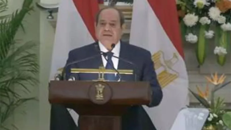 السيسي:أكدنا على زيادة حجم التبادل التجاري وتعظيم فرص التعاون المشترك