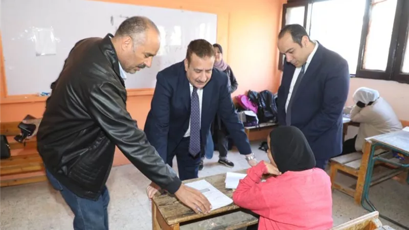 محافظ المنوفية: إعادة توزيع درجات أسئلة الجبر والدراسات للاعدادية