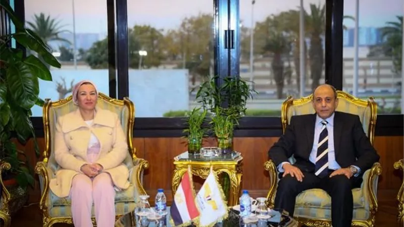 وزيرا الطيران والبيئة يفتتحان محطة للطاقة الشمسية بمطار القاهرة