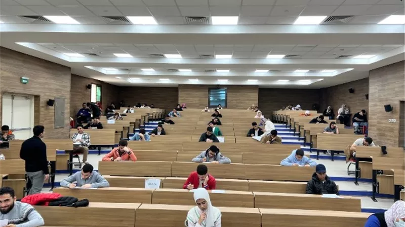 ختام امتحانات الفصل الدراسي الاول بجامعة المنصورة الجديدة