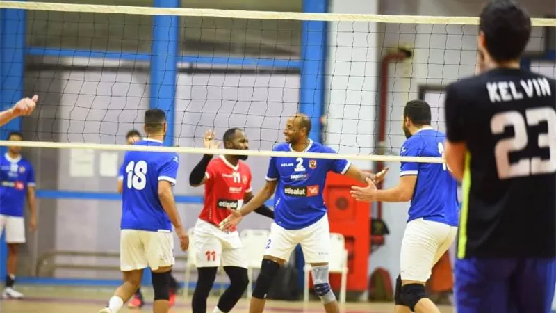 الأهلي يكتسح بتروجت في دوري الكرة الطائرة