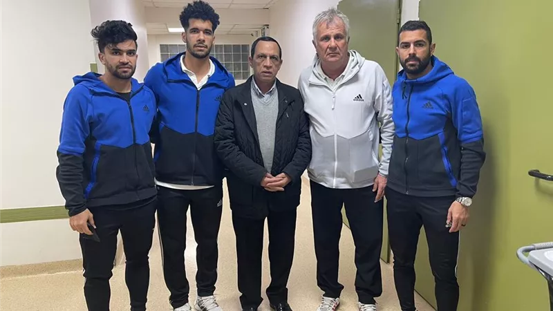 لافته انسانيه لفريق الاتحاد لدعم مشجعه المصاب