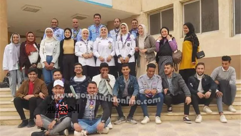 ختام فعاليات دورة رواد الرهوط لجوالى وجوالات جامعة السادات