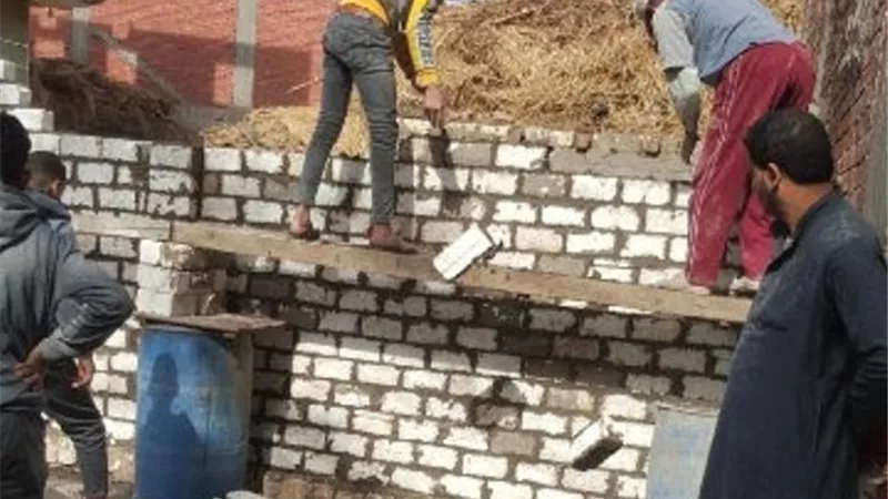 حملات مكبرة لإزالة التعديات بمراكز الشرقية