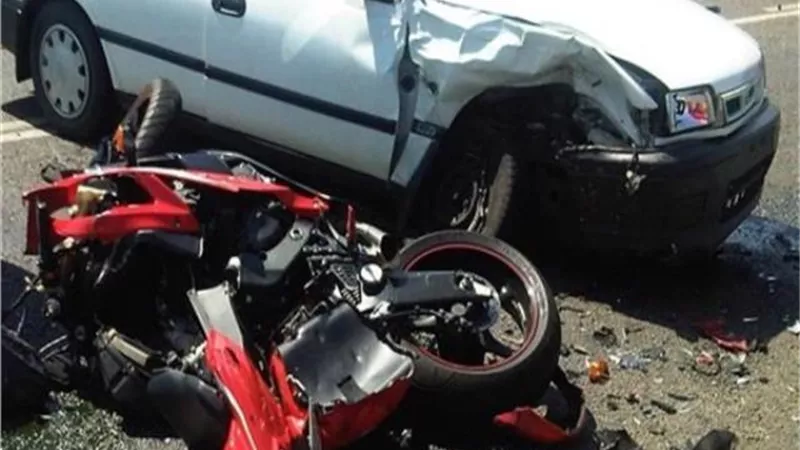 مصرع شاب فى تصادم سيارة بدراجة بخارية بالشرقية