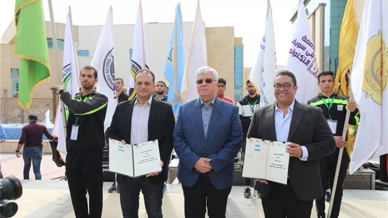 بروتوكول تعاون بين جامعة الجلالة ومعهد إعداد القادة بحلوان