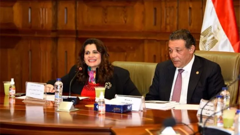 وزيرة الهجرة تشارك في اجتماع لجنة الشئون الخارجية والعربية