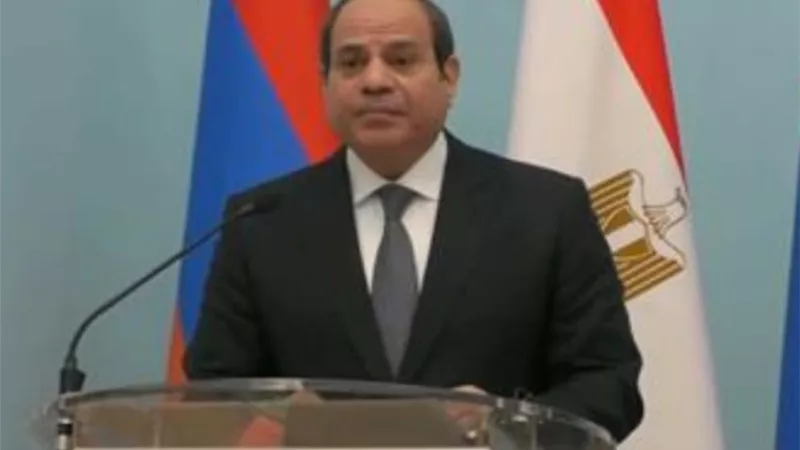 السيسي: المباحثات مع الرئيس الارميني تناولت تداعيات الأزمة الروسية الأوكرانية