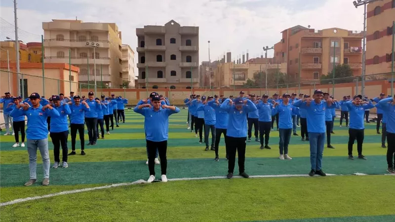 انطلاق دورة التربية العسكرية الأولى بجامعة بنى سويف التكنولوجية