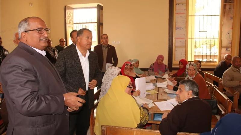 متابعة تصحيح امتحانات أعدادية بنى سويف