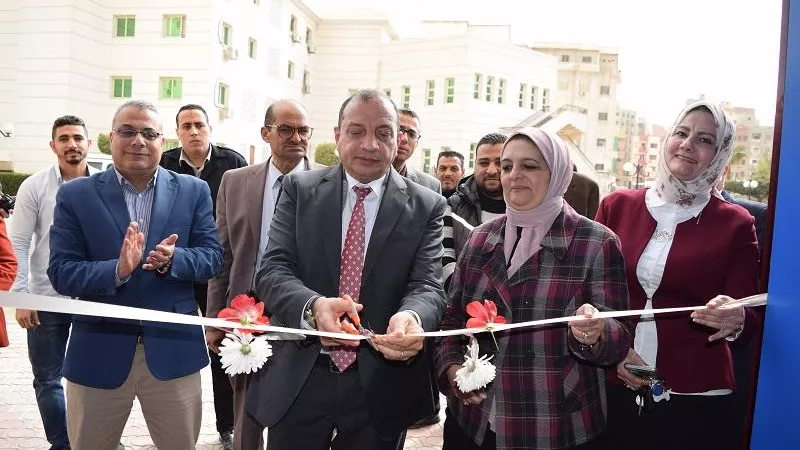 افتتاح المبنى الجديد لشعب اللغات والبرامج بجامعة بني سويف