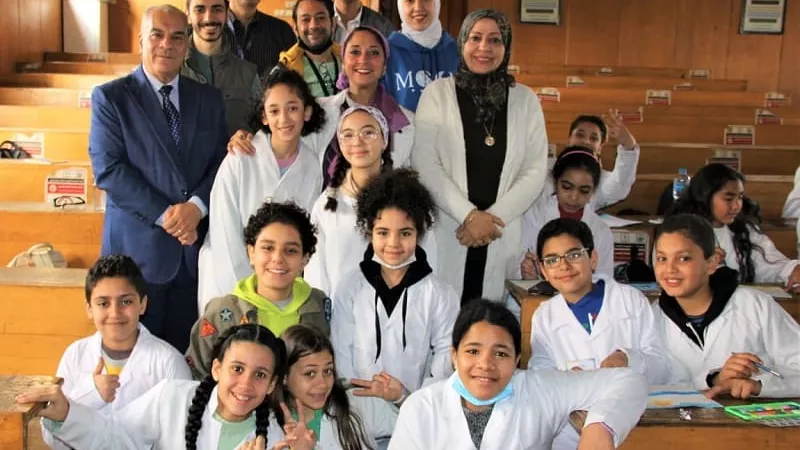 تربية نوعية عين شمس تستقبل وفود جامعة الطفل