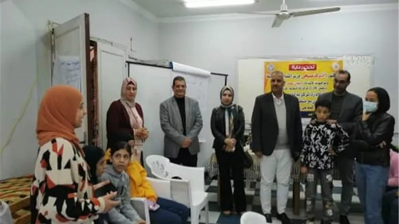 الصبروط يتابع تنفيذ ورش برنامج التعليم المدنى للنشء بالقليوبية