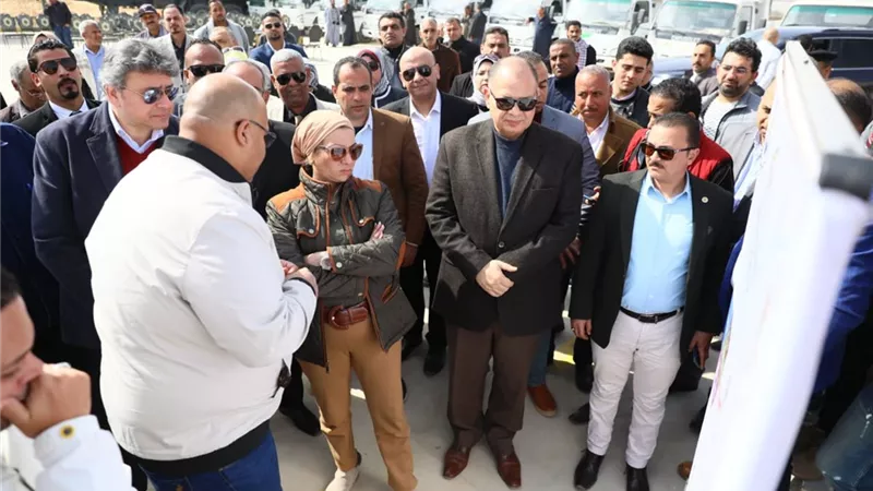 افتتاح عدد من منشآت البنية التحتية لمنظومة إدارة المخلفات باسيوط