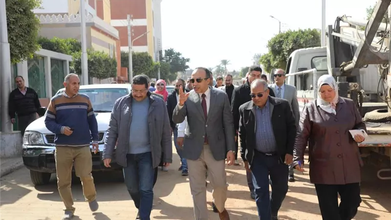 نائب المحافظ يتفقد تنفيذ مشروعات 
