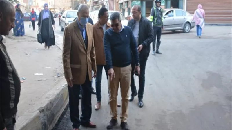 محافظة القليوبيةيتابع أعمال الرصف والترميم لنفق سعد زغلول ببنها