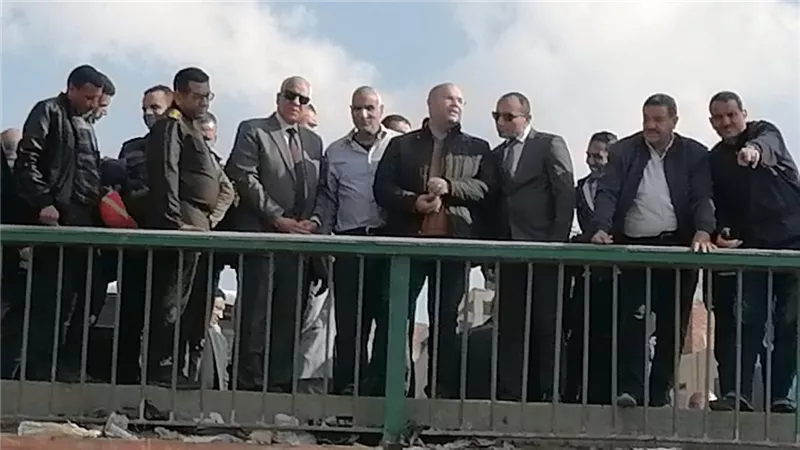 محافظ الجيزة يتفقد ميدانيا ً أعمال مشروع تحويل مسار مصرف ناهيا