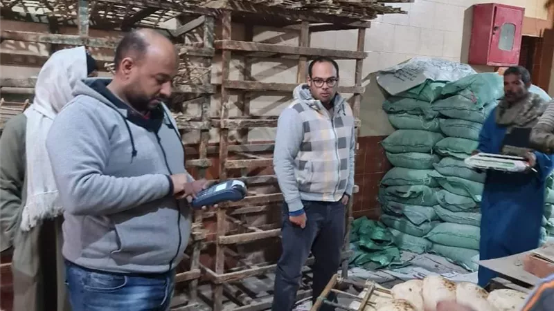 مركز ناصر يتصدى لمخالفات البناء والإشغالات .صور