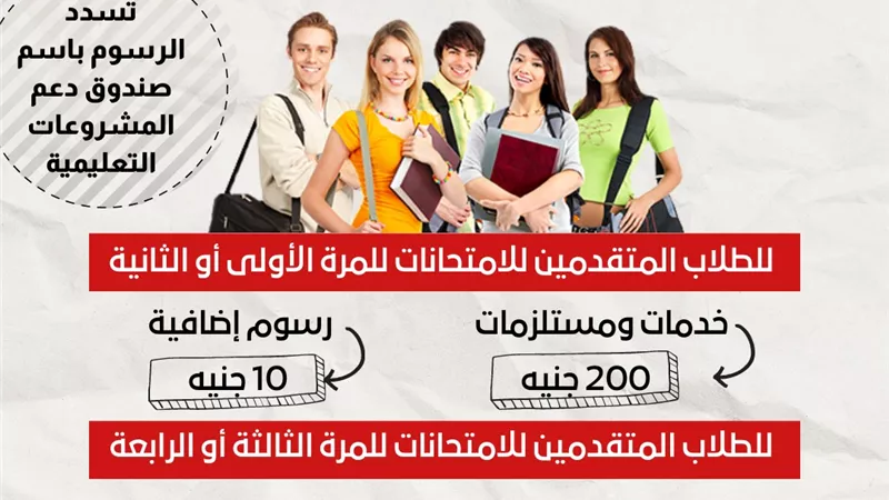 بالانفوجراف.. رسوم امتحانات الثانوية العامة 2023