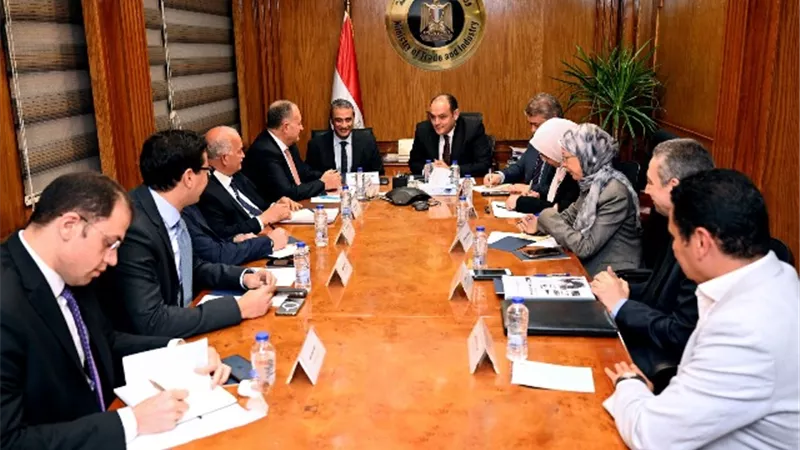وزير التجارة يبحث فرص تطوير صناعة الجلود