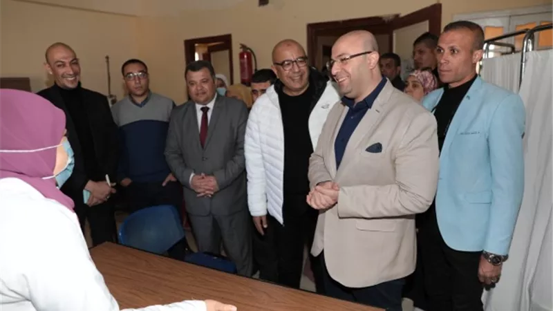 محافظ بنى سويف يتفقد وحدة
