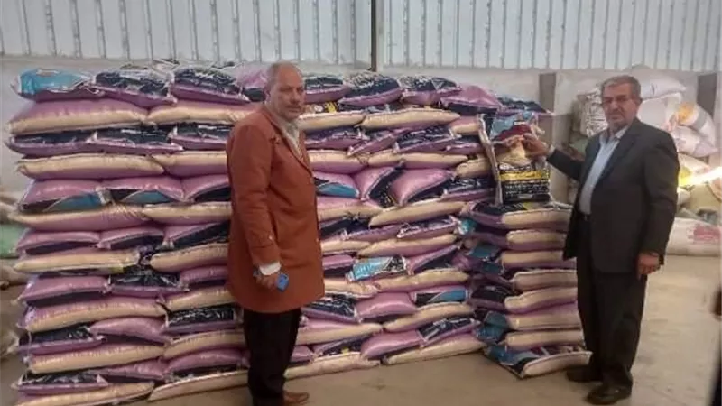 ضبط 10 طن أرز أبيض مجهول المصدر قبل بيعه بالسوق بالشرقية