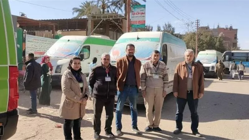 صحة المنيا تقوم بتنفيذ قافلة طبية بقرية دفش بمركز سمالوط