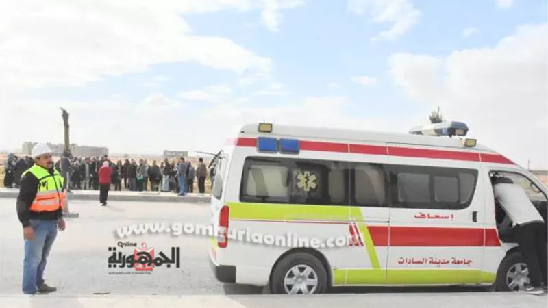 السادات تنفذ خطة إخلاء بمبنى الإدارة المركزية للحرم الجامعى