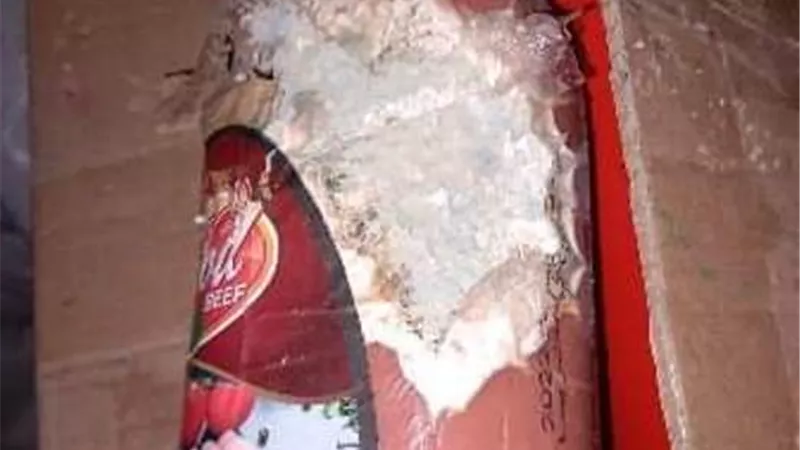 ضبط ٨ طن لحوم مصنعة غير صالحة بمركز بلبيس