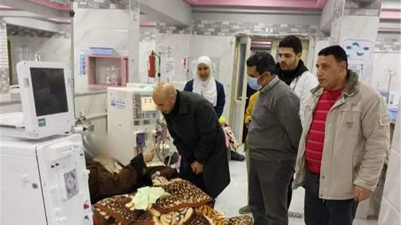 صرف مكافأة مالية للفريق الطبي بقسم الكلى بمستشفى أبوكبير