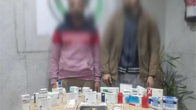 ضبط كمية من العقاقير الطبية المخدرة بحوزة شخصين بالجيزة