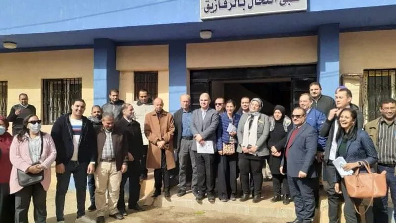 الوفد الأوربي يتفقد مشروعات التنمية بالشرقية