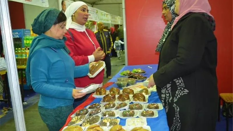 زيادة عدد سيدات الاعمال بمعرض اهلاً رمضان بالاسماعيلية
