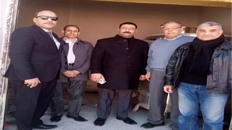 وكيل وزارة الزراعة بالمنيا يتفقد المجمع الزراعي بملوي