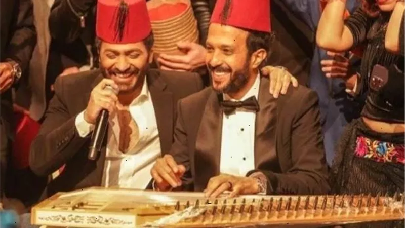 عمرو دياب وتامر حسنى وظهور لأول مرة بدويتو