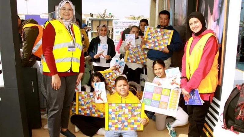تفاعل كبير مع الأنشطة التوعوية لمكافحة الإدمان بمعرض الكتاب.. صور