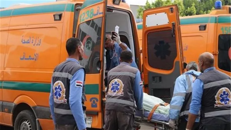 اصابة 42 شخصا فى حادث انقلاب سيارة بالإسماعيلية