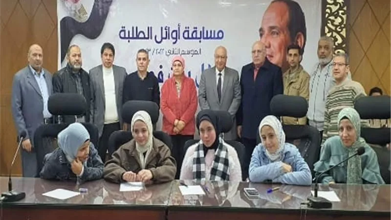 فوز مدارس قها وبنها فى مسابقة أوائل الطلبة بالقليوبية